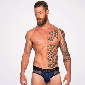 Mesh Brief - Azul, XL